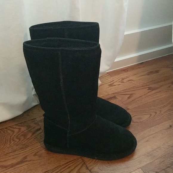 black ugg type boots black ugg type boots